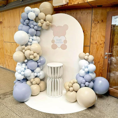 110pcs Dusty Blue Balloons 12 Inch Latex Balloon - Image 6