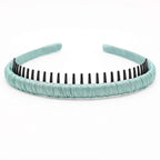4 color Fashion hair bands headbands for women/Girls teeth comb Hair Accessories Non-slip Hair Hoop Resin Hairband Comfy headwear