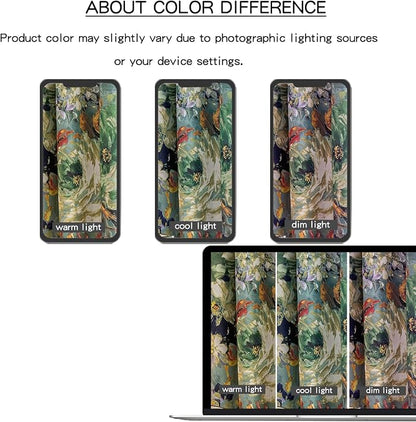 SUOUO Dark Green Vintage Floral Blackout Curtains - Image 7