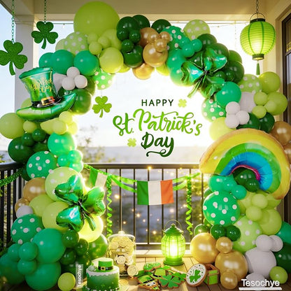 St. Patrick's Day Balloon Garland Arch Kit - Image 6