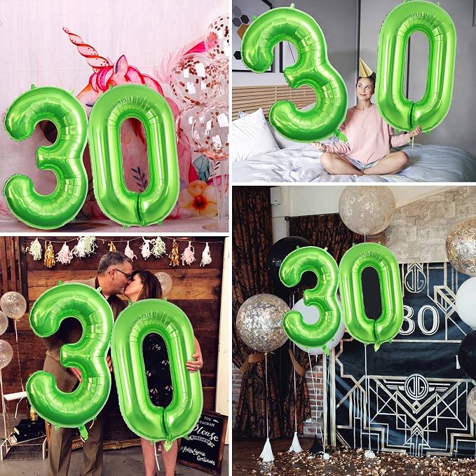 30 Number Balloons Large Foil Number Balloon Big 40 Inch - Image 5