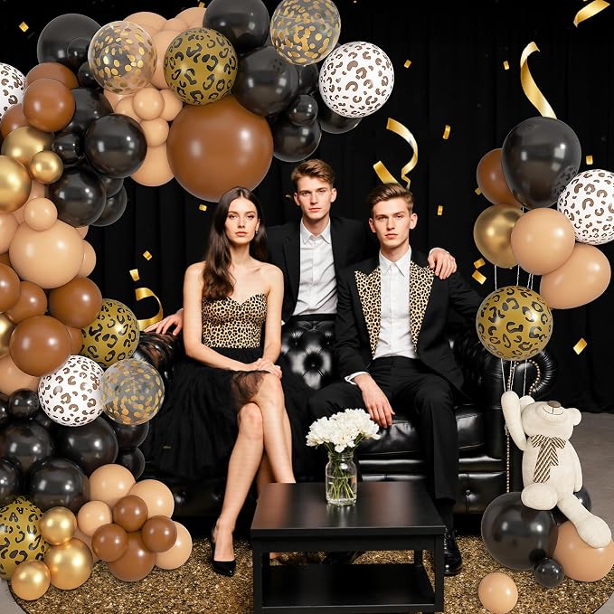 Amandir 153pcs Cheetah Balloons Arch Garland Kit Different Sizes | 18 12 10 - Image 5