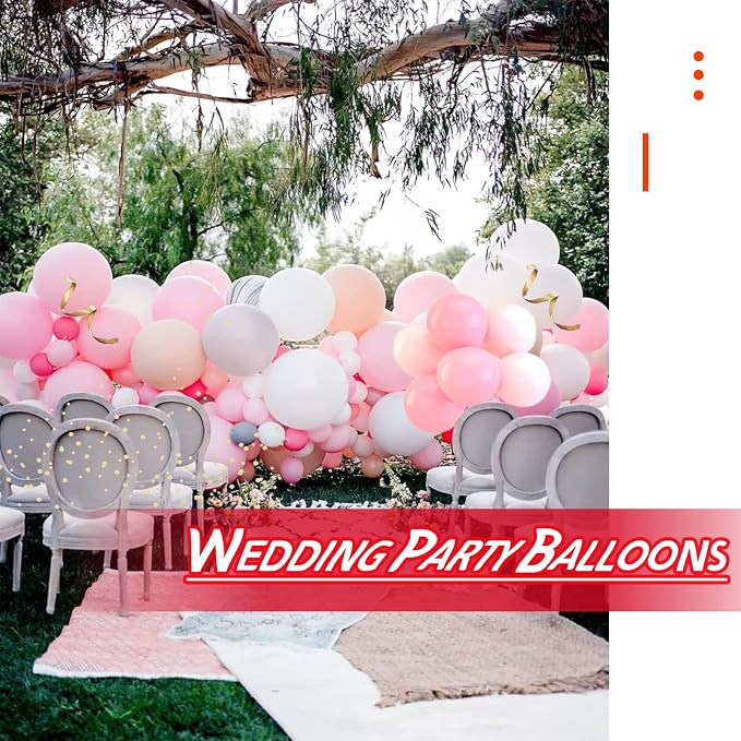 Pink Balloon Arch Kit 111Pcs 18 12 5 Inch Latex Party Balloons Garland - Image 6