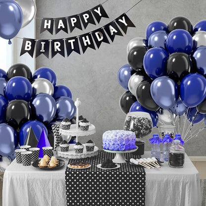 Blue and Black Balloons - Image 7