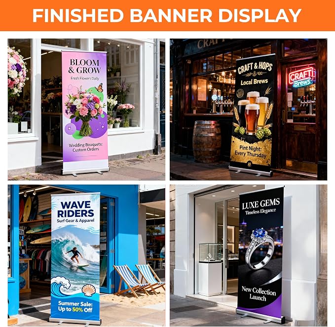 Customized Retractable Banner Aluminum Alloy Frame Portable, Suitable - Image 5