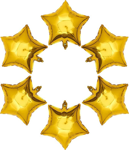 Gold Star Shape Foil Balloon - Image 2