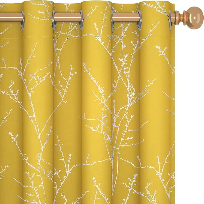 Deconovo Living Room Curtains 84 Inches Long, Thermal Insulated, Room Darkening by Unknown