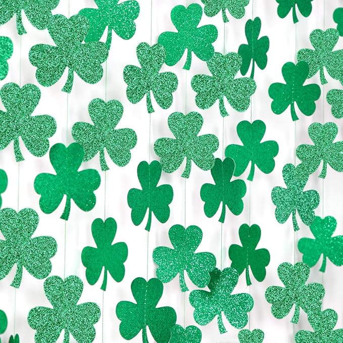 St-Saint Patricks-Day Decorations Shamrock Green-Garland - 35ft St. Patrick's by Panduola