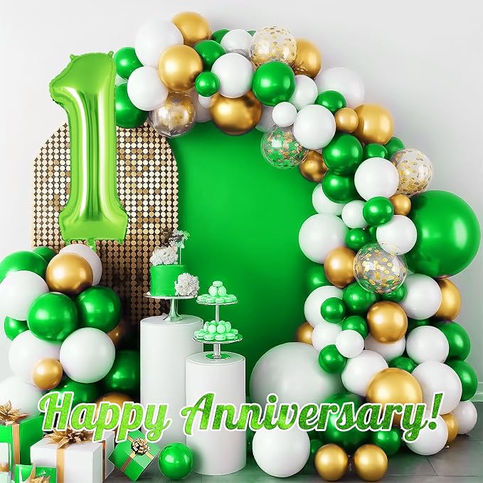Green Number 1 Balloon 40 Inch, Big Large Foil Helium Number Balloons, Jumbo - Image 6