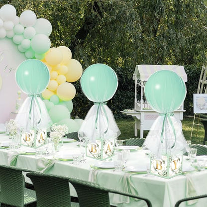 4 Set Sage Green Tulle Tutu Balloon - Image 6
