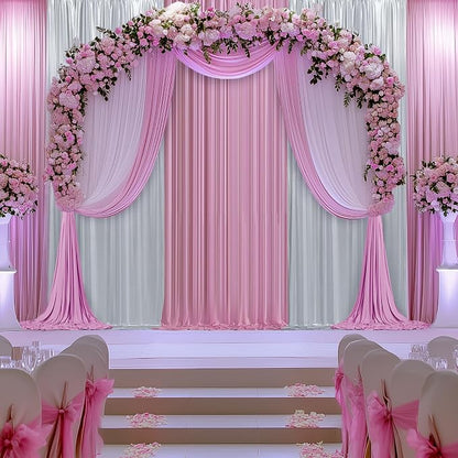Outpain Thick 40 ft x 10 ft Silver Sequin Backdrop Curtain - Image 9