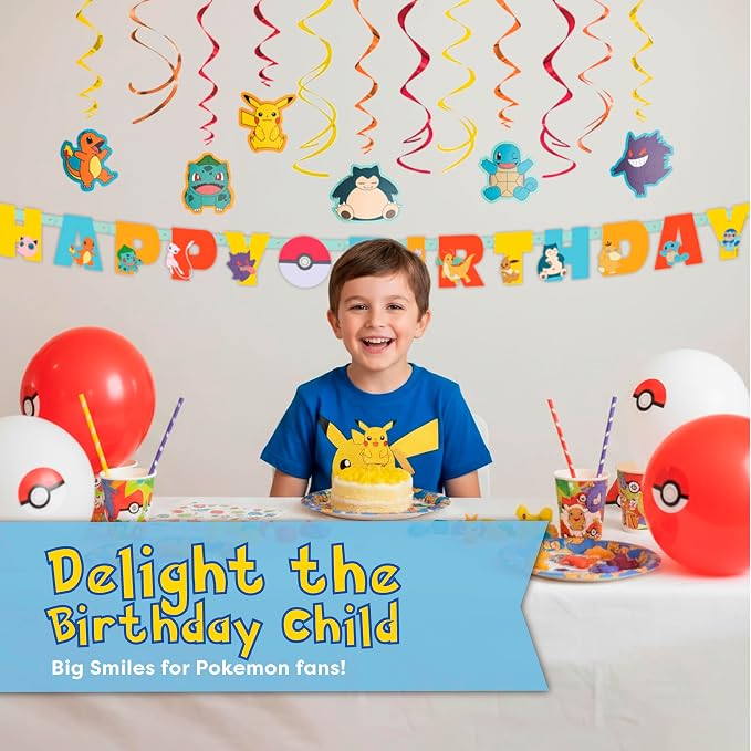 Pokemon Birthday Decorations Party Supplies - Image 2