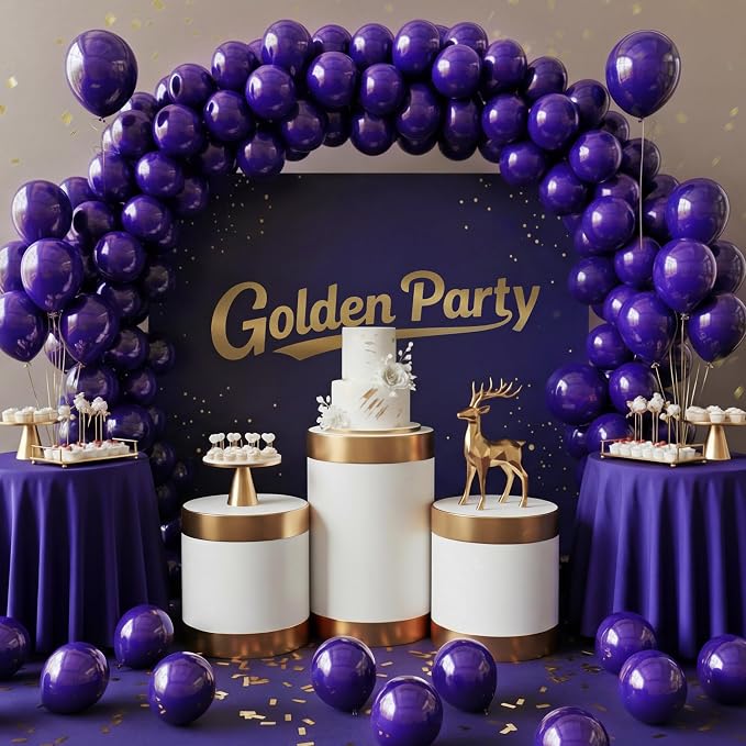Purple Balloons, Baby Shower, Anniversary, Graduation, Wedding Decorations - Image 7