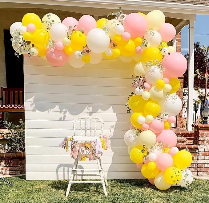 Biapian Pink and Yellow Balloons Set - Image 9