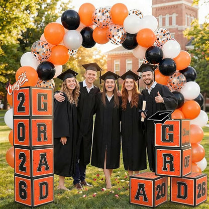 Orange Graduation Decorations 2026 - Image 5