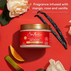 SheaMoisture Curl Stretch Multi-tasking Volume Cream Kalahari Melon Oil and a Tropical Vacation Scent With Hydrating Hyaluronic Serum, Defines Type 4 Curls For Days 11 Fl Oz