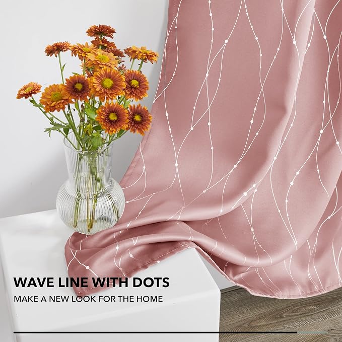 Deconovo Blackout Back Tab Curtains - Image 5