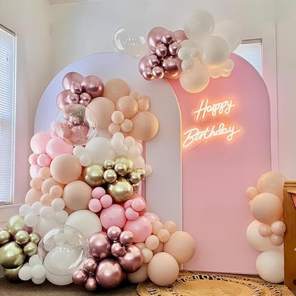 Rose Gold and Pink Balloons - Image 3