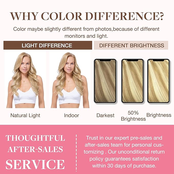 GOO GOO Clip in Hair Extensions Real Human Hair, Remy Human Hair Extensions Clip ins for Women, Natural Human Hair, 20inch 150g 7Pcs, 18A/613A Dark Blonde Highlighted Bleach Blonde