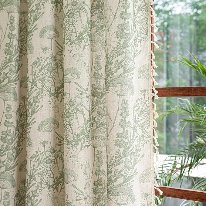 ENJOYBRIDAL Floral 96 Inch Curtains - Image 6