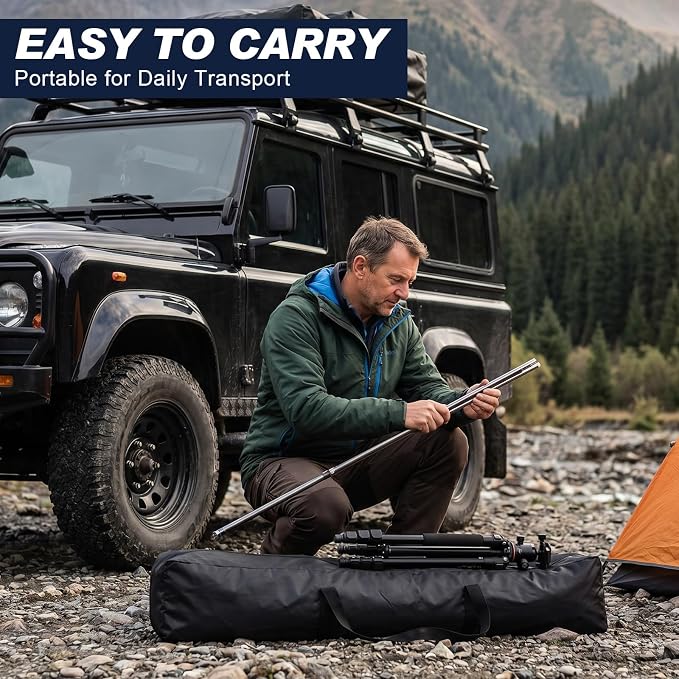 3 Pcs Tripod Carrying Case Bag Water Resistant Durable Lightweight - Image 4
