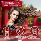 Curly Hair Mask - Deep Conditioning, Curl Enhancing Split End Repair for Women and Men - Strengthening Treatment Cream and Moisturizer Products for Dry, Damaged, Frizzy Hair - Anti Breakage Solution
