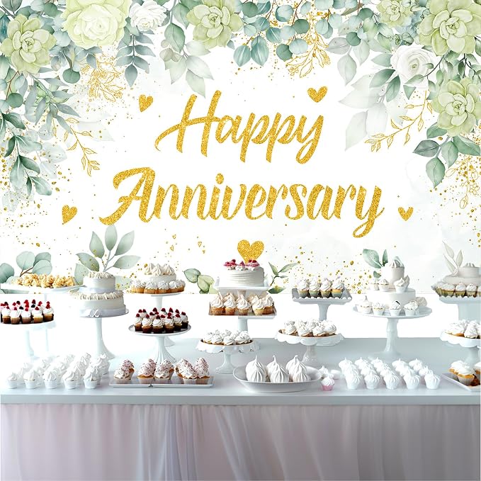 Large Happy Anniversary Banner - Image 3