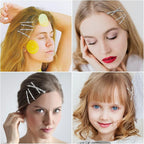 12 Pieces Rhinestone Bobby Pins Decorative Fancy Crystal Hair Clips Shiny Metal X Shaped Barrettes Bling Diamond Wedding Bridal Shower Hair Accessories for Women Ladies Girls (Silver)