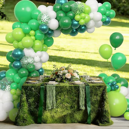 Amandir 153pcs Green Balloon Garland Arch Kit Different Sizes | 18 12 10 5 inch - Image 7
