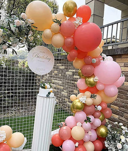 10 Inch Coral Red Balloons - Image 4