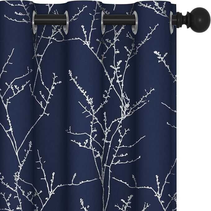 Deconovo Living Room Curtains 63 Inches Long, Thermal Insulated, Room Darkening by Unknown
