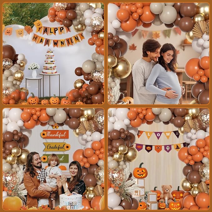 Ouddy Party Burnt Orange Balloon Arch Garland Kit 18 12 10 5Inch | Different - Image 6