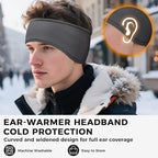 Winter Warmers Headbands for Women Men Soft Cold Weather Ear Headband Fleece Ear Muffs for Running Cycling Ski Hike