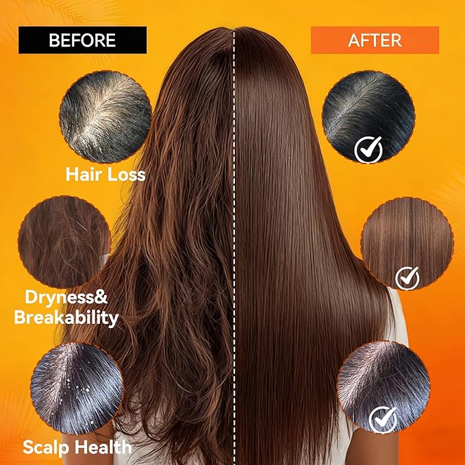 Batana Oil - Raw Batana Hair Mask Restores Damaged Thin Hair & Scalp, Organic Batana Oil Paste Conditioner for Hair Growth Suitable for Women & Men Prevents Loss Dry Fits All Hair Type (4oz)