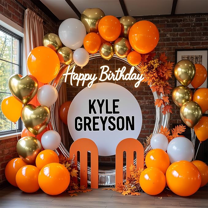 Orange Balloons 100 Pack 12 inch Extra Thick Latex Party Balloons | Balloons - Image 4