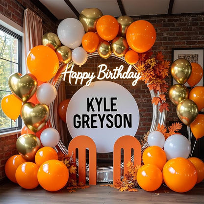 Orange Balloons 100 Pack 12 inch Extra Thick Latex Party Balloons | Balloons - Image 4