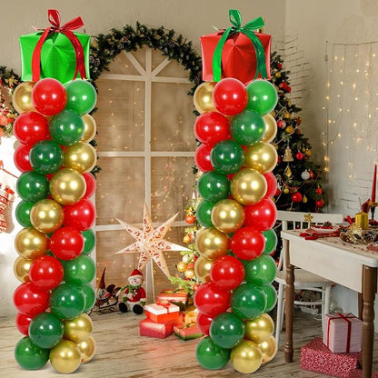 2 Sets Christmas Party Balloon Column Stand Kit - Image 6
