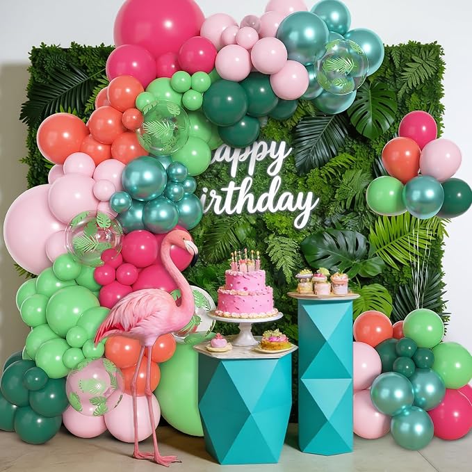 Amandir 153pcs Tropical Balloon Arch Kit Different Sizes | 18 12 10 5 inch Hot - Image 6