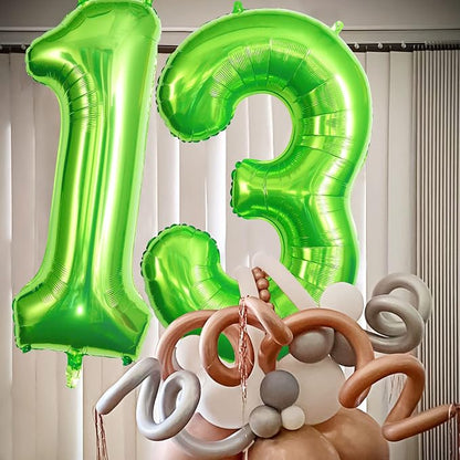 13 Balloon Numbers, Large 13 or 31 Foil Balloons, Big Number Balloon 40 Inch - Image 4