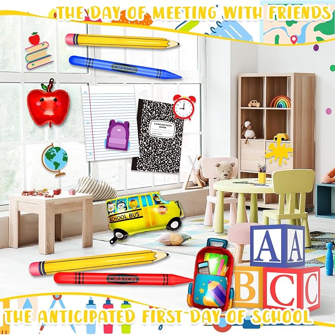 16 Pcs Back to School Party Balloons Sets - Image 5