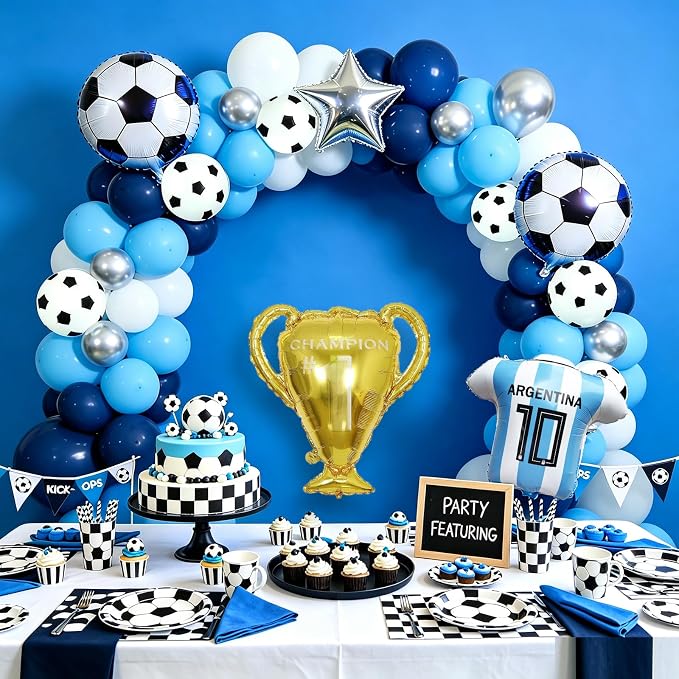 Soccer Balloon Garland Arch Kit - Image 5