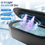 Ultrasonic Jewelry Cleaner, 48KHz Ultrasonic Cleaner Machine with Digital Timer, Dual Cleaning Modes, 304 Stainless Steel Tank for Jewelry, Eyeglasses, Rings, Retainers, Dentures Black