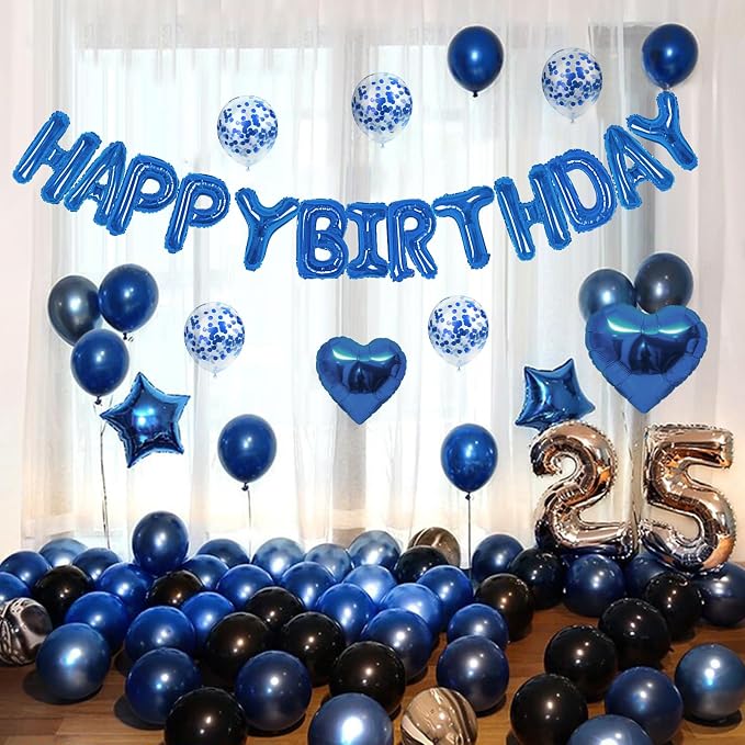 CANREVEL Happy Birthday Banner Decoration + 30pcs Star Balloons, - Image 5