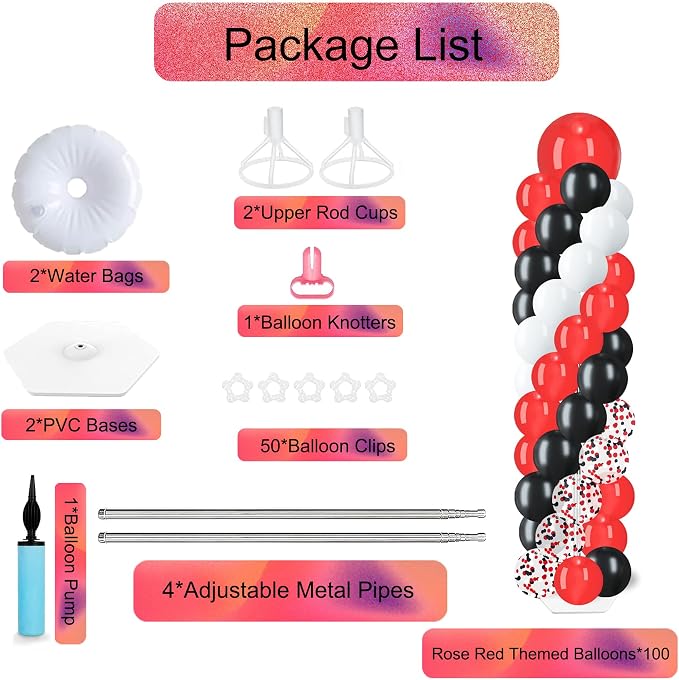 Balloon Column Stand Kit, 2 Sets - Image 2
