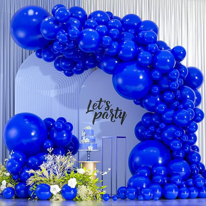 114pcs Royal Blue Balloons Different Sizes, 18 12 10 5 inch Balloons | Balloons by ZizasAry