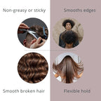 Morfose Ultra Aqua Hair Gel Wax with Shiny and Strong Flexible 3 Hold, Manage Flyaways, Braids, and Curls, Hair Styling for Women and Men, Strawberry Scent, 5.92 Fl. Oz, (ultra aqua)