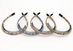 Fashion Comfy Short Headband - Non-Slip Hair Hoop Teeth Comb Hairband for Women & Girls (4 Colors)
