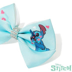 LUV HER Lilo & Stitch Licensed Girls Hair Bows - Themed Hair Accessories Gift Set, 7-Piece 4-Inch Bundle, Alligator Clips, Ages 3+