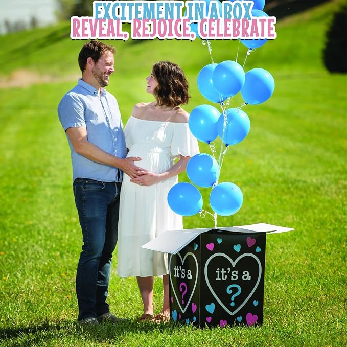 Fun Express Gender Reveal Balloon Box - Image 3