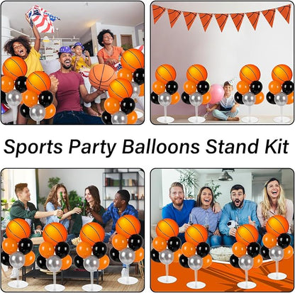 4 Sets Basketball Party Balloons Stand Kit - Image 7